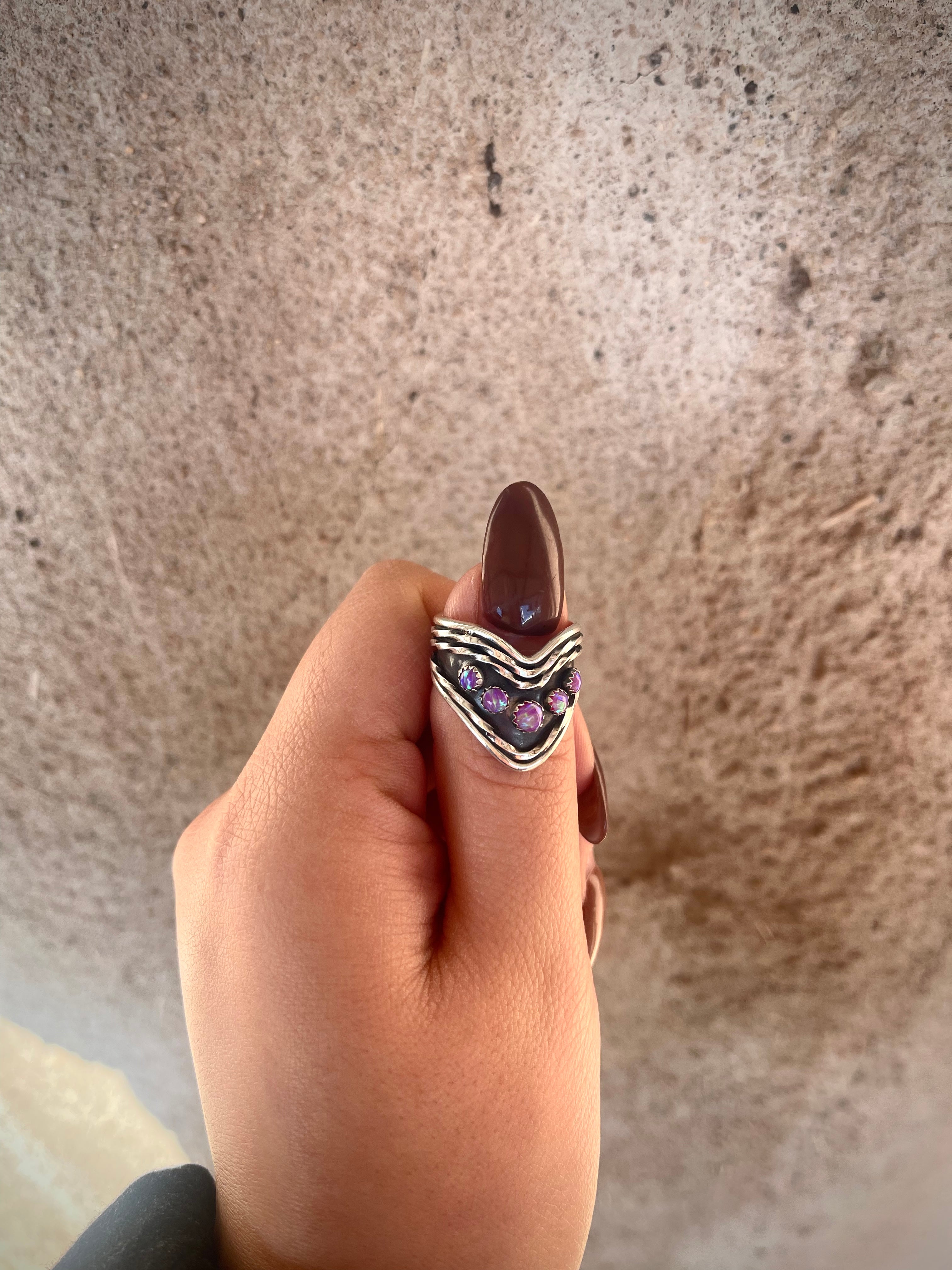 The Contemporary Chevron Ring