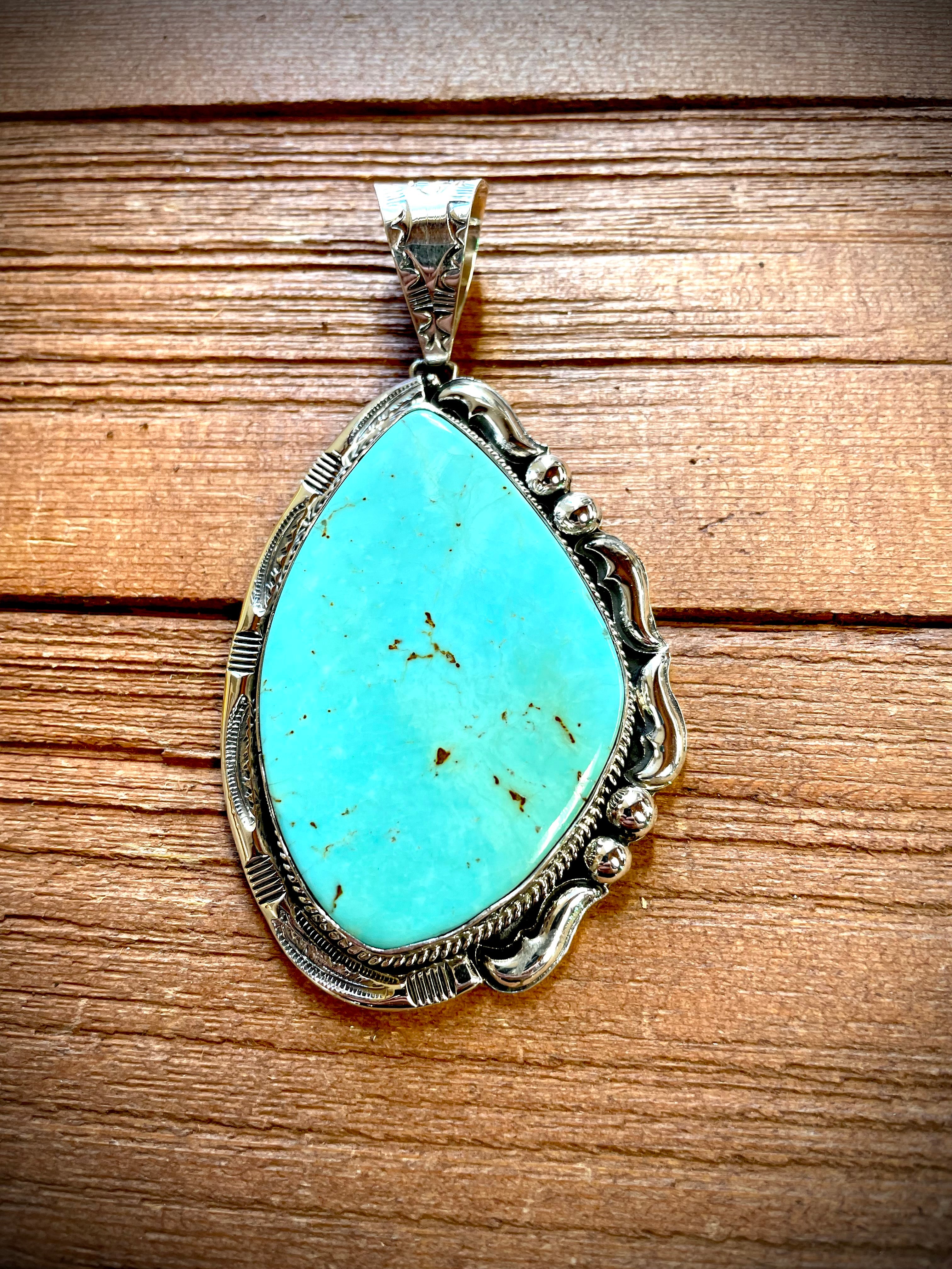 Blue Sky Turquoise Pendant