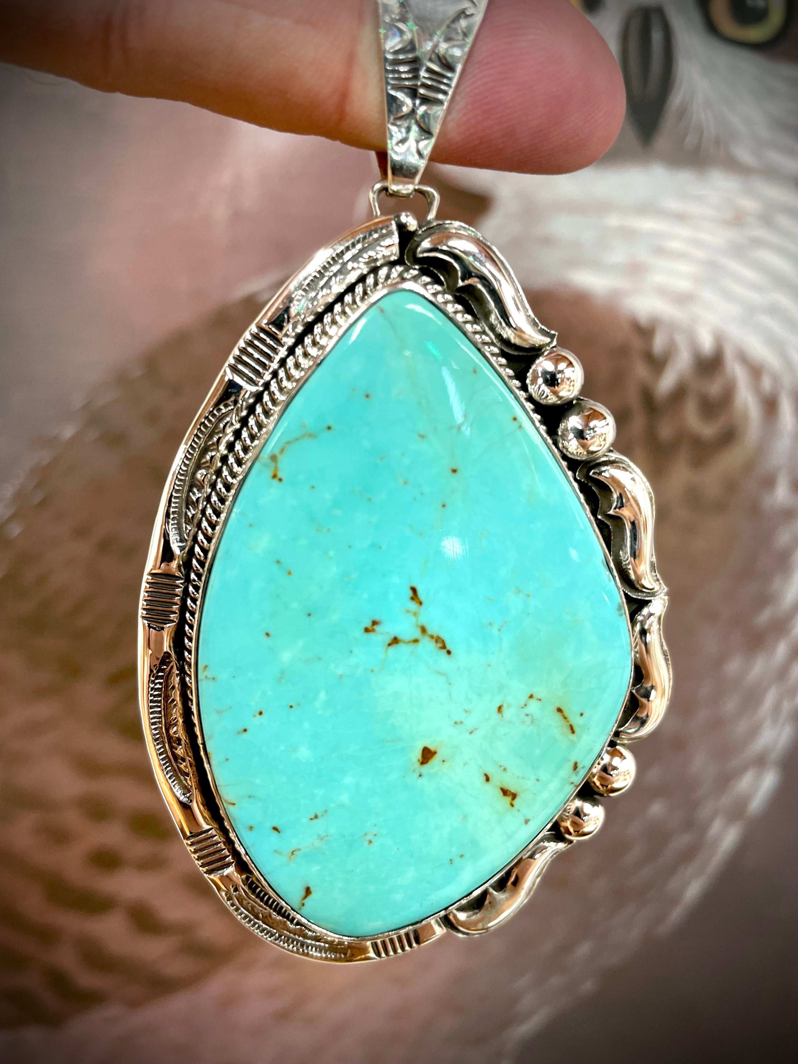 Blue Sky Turquoise Pendant