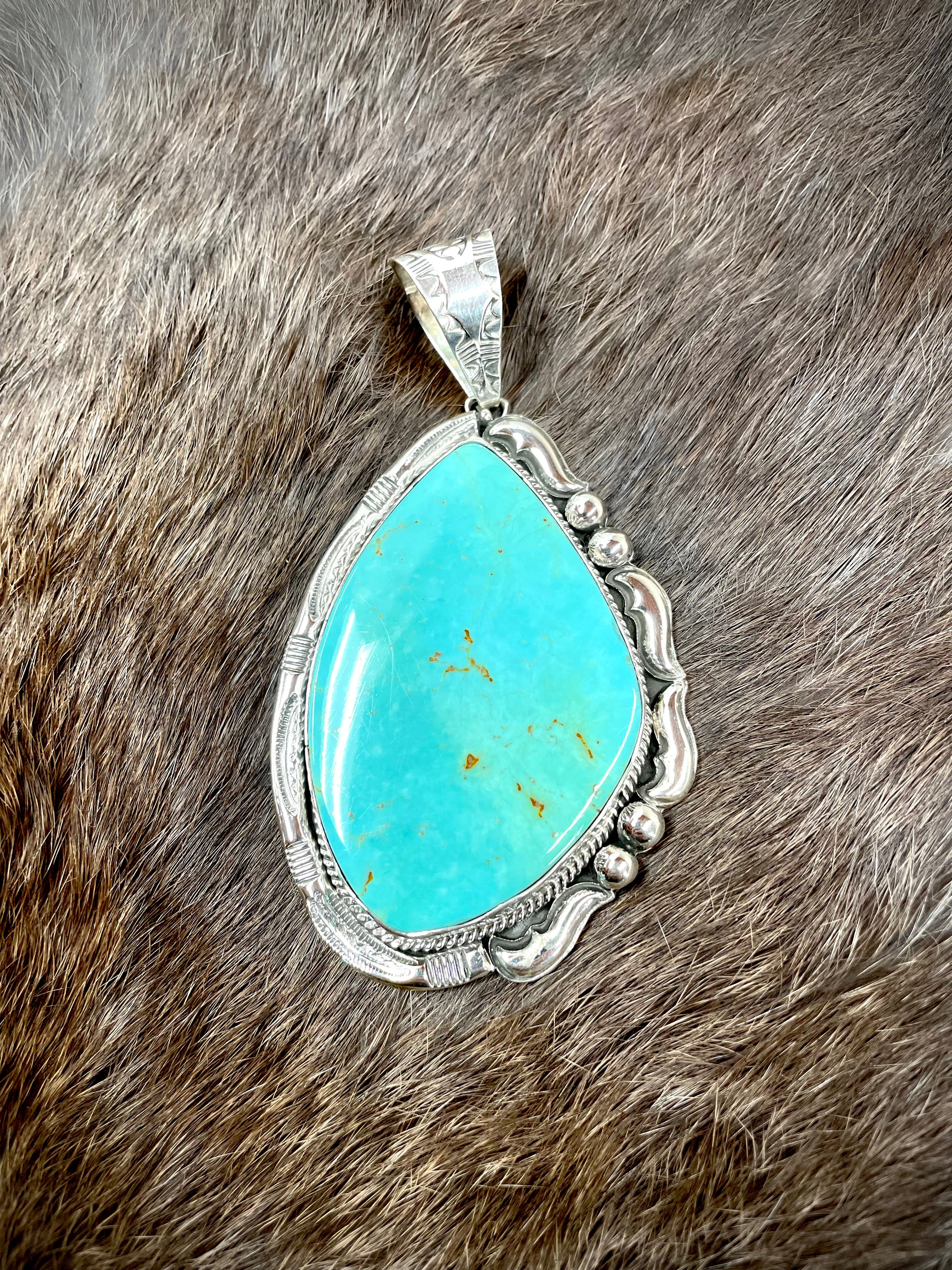 Blue Sky Turquoise Pendant