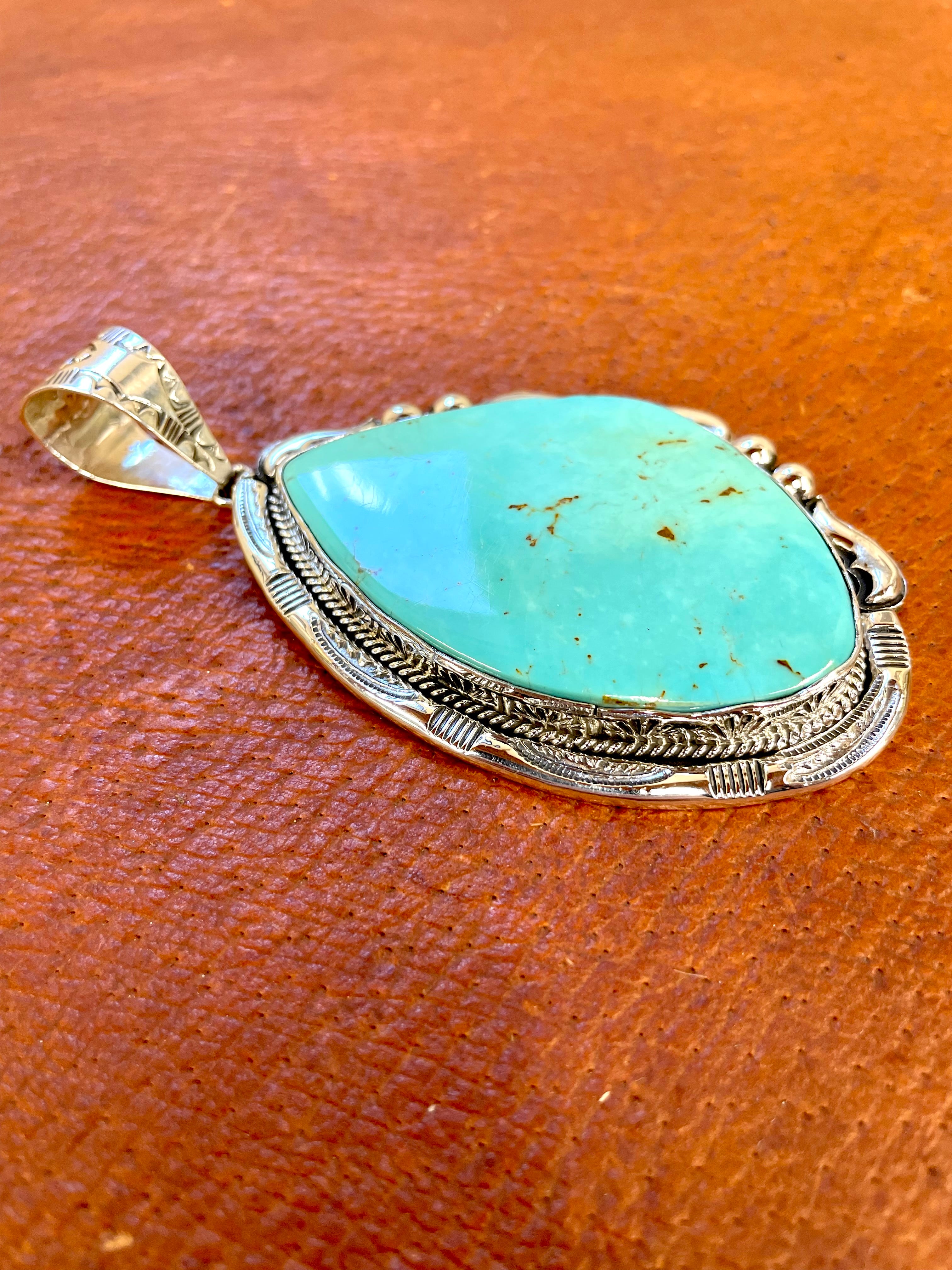 Blue Sky Turquoise Pendant