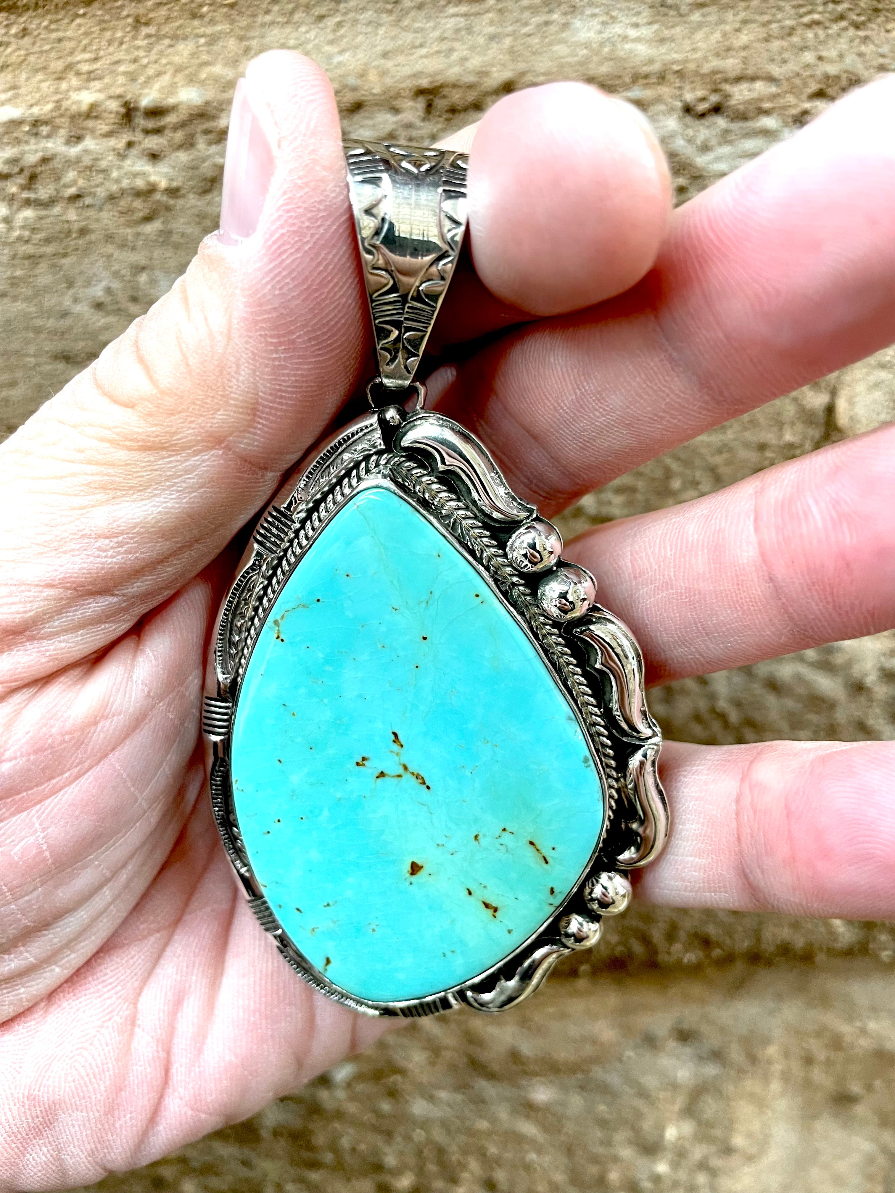 Blue Sky Turquoise Pendant