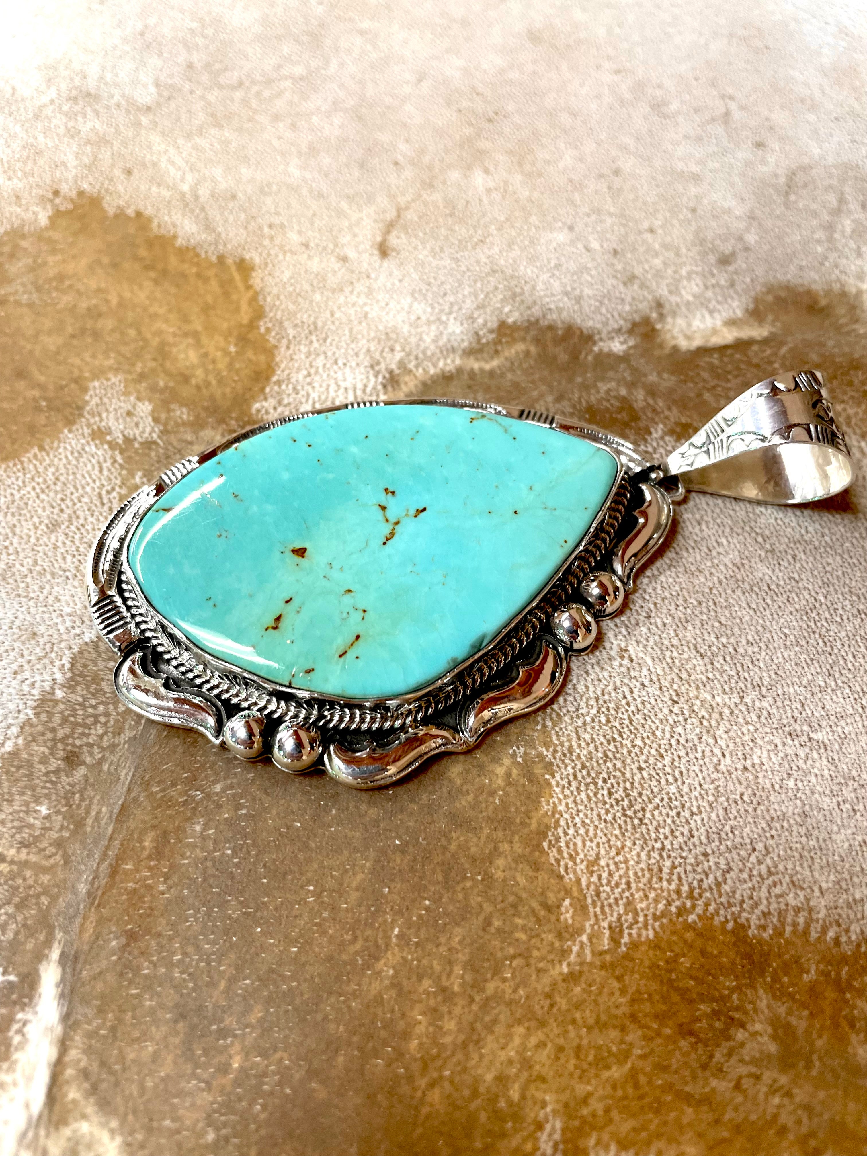 Blue Sky Turquoise Pendant