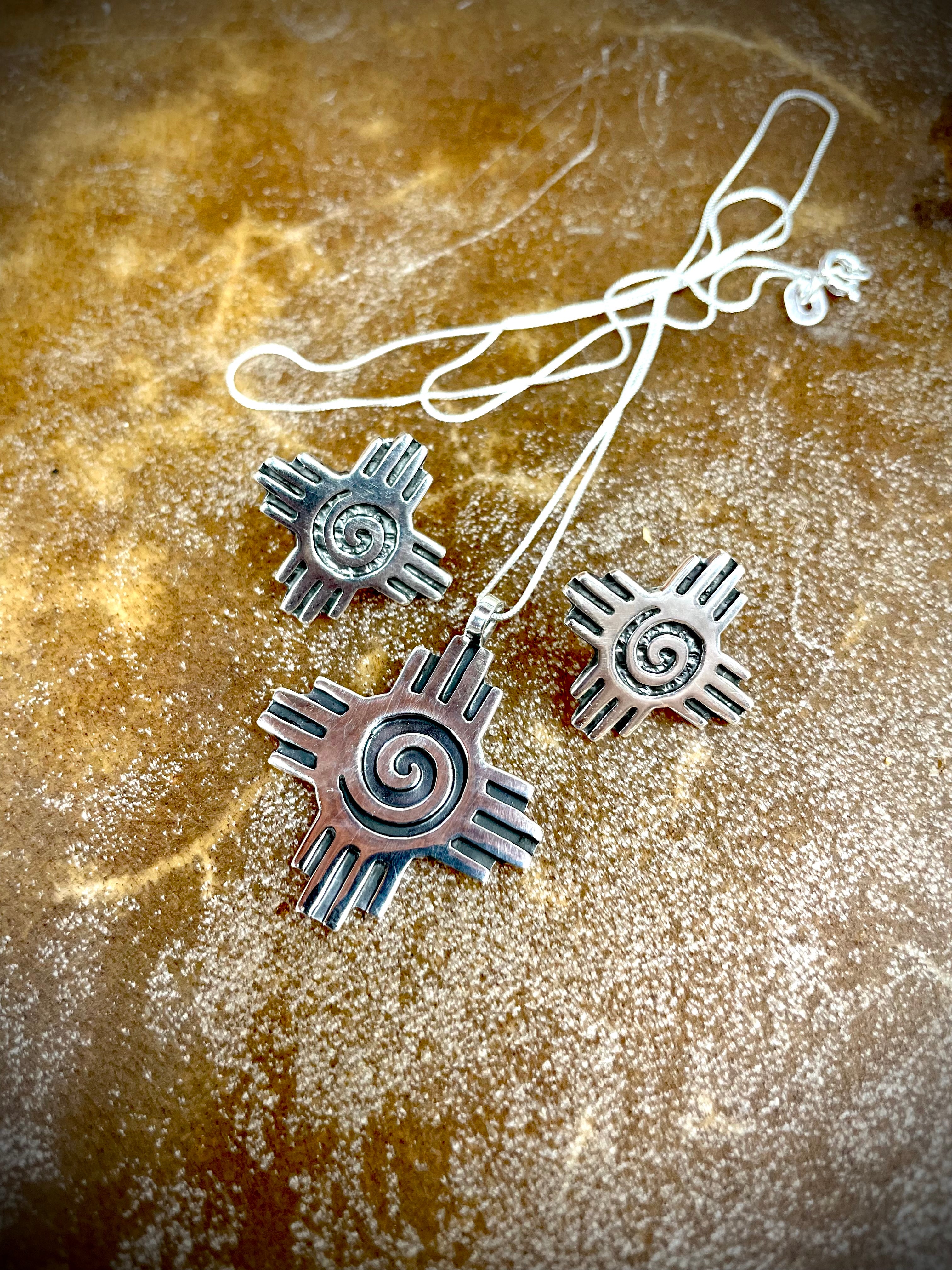 Zia Pendant and Earring Set