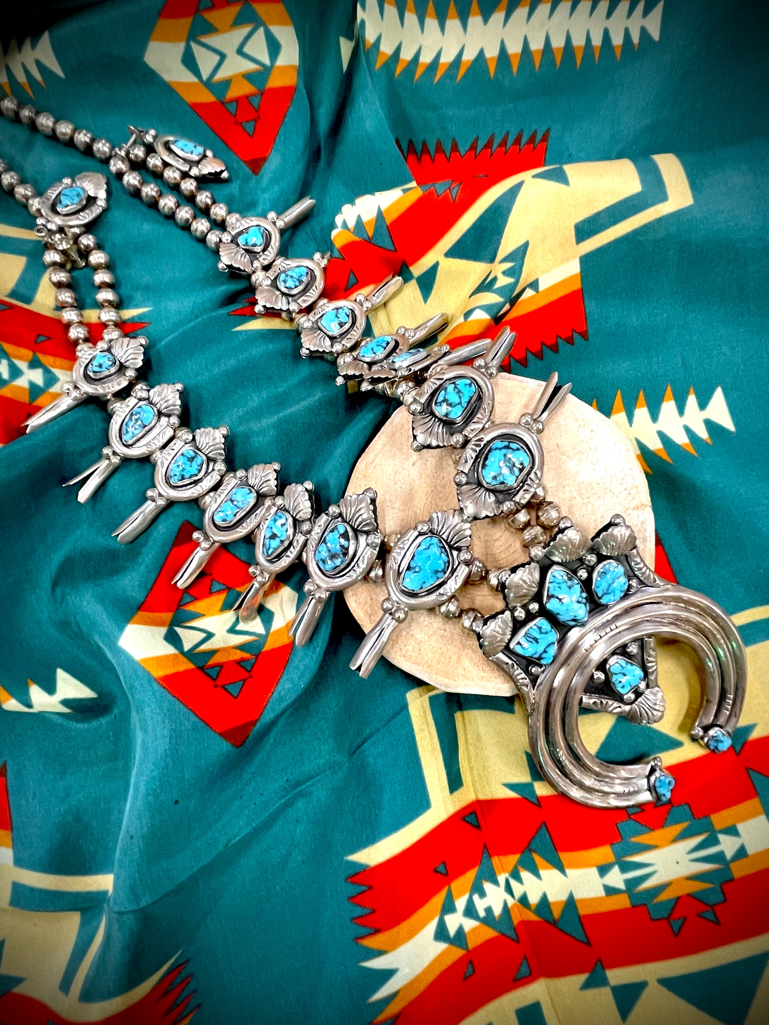 Vintage Navajo Ceremonial Squash Blossom