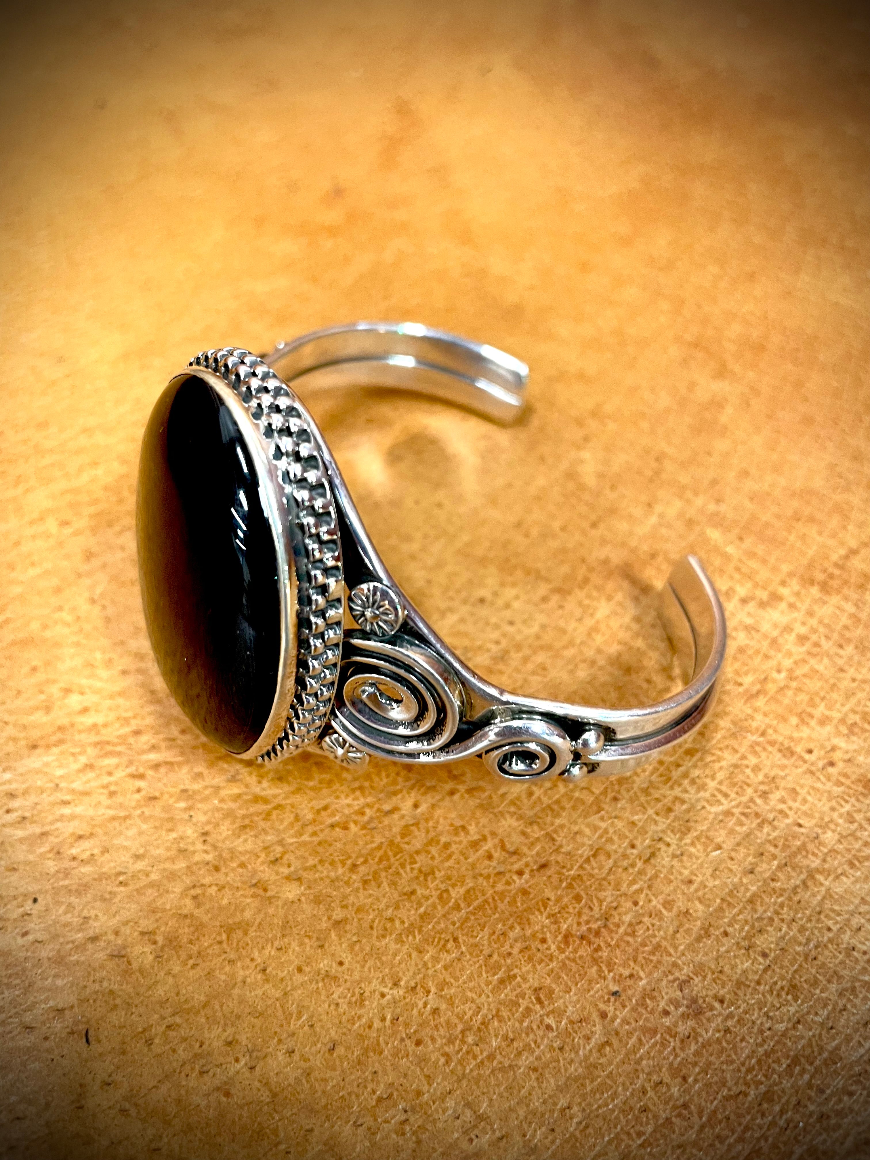 Majestic Black Onyx Cuff