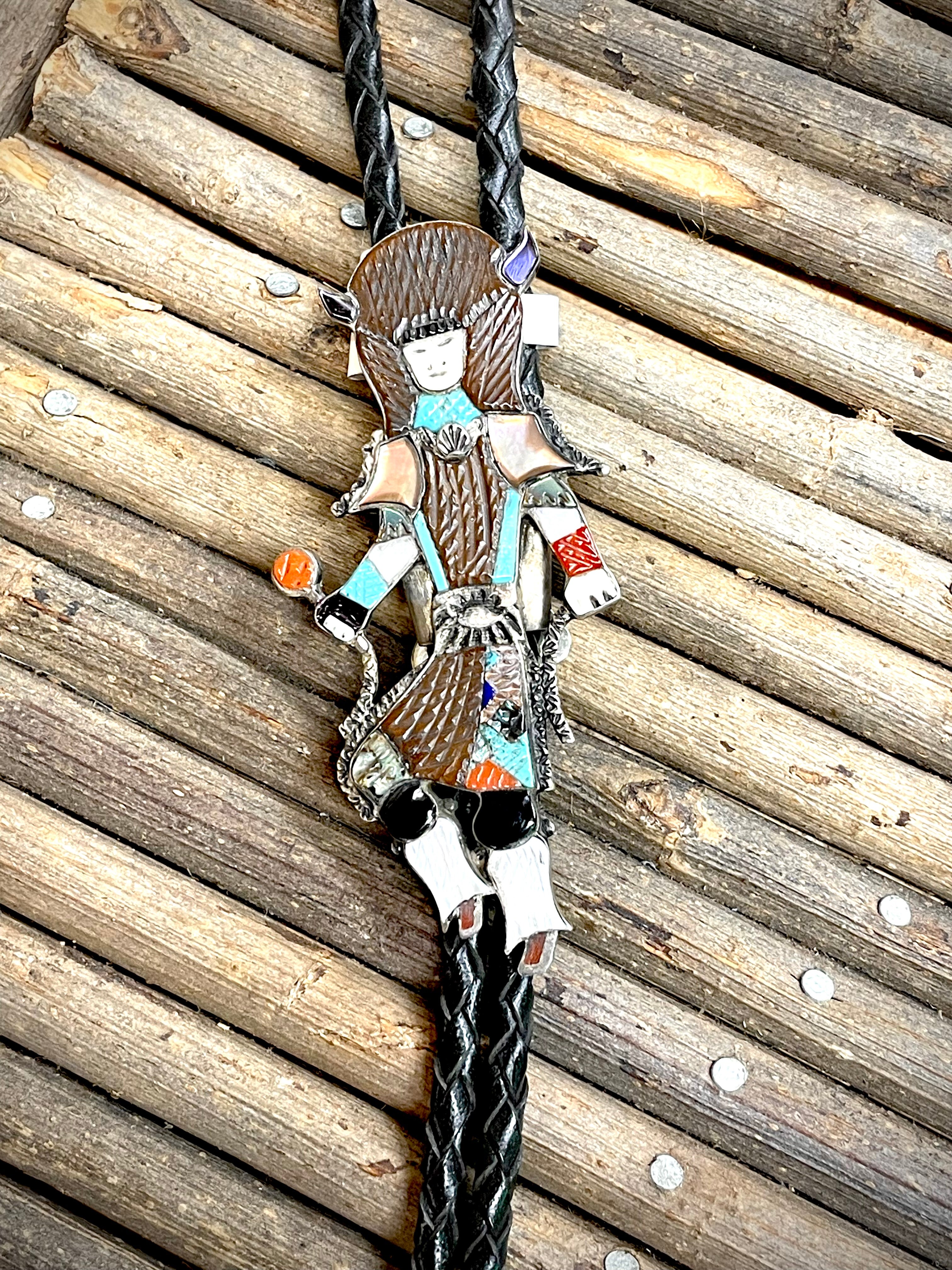 Buffalo Dancer Bolo Tie