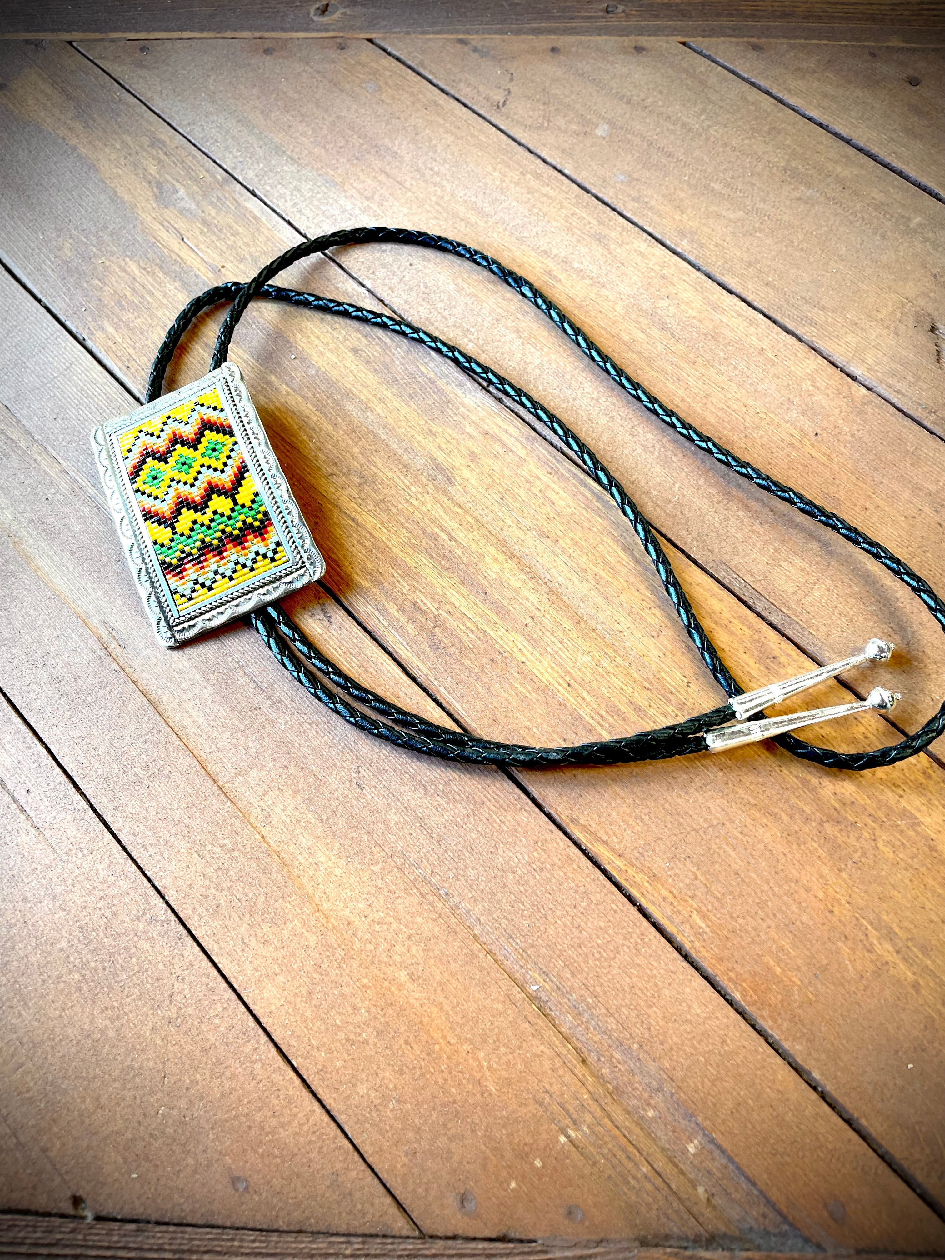 Beaded Bolo Tie