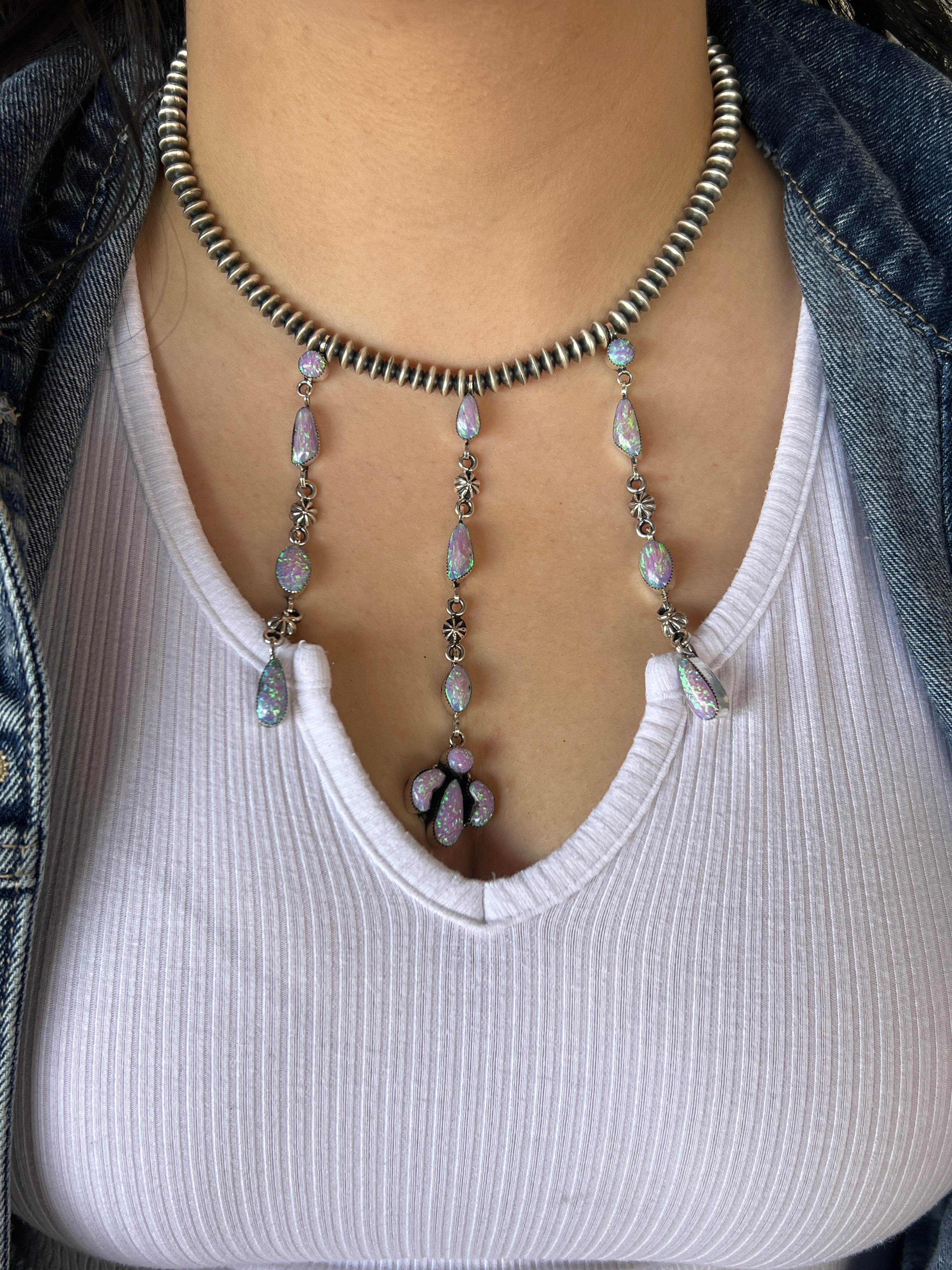 Drippin’ in Pink, Handmade Barbie Necklace