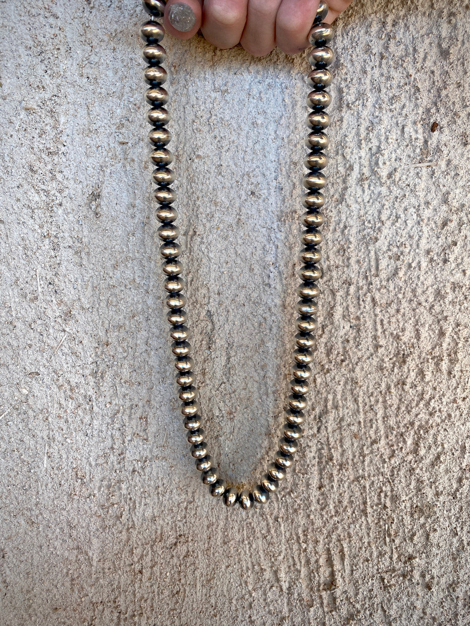Navajo Pearl 20" Bead Necklace