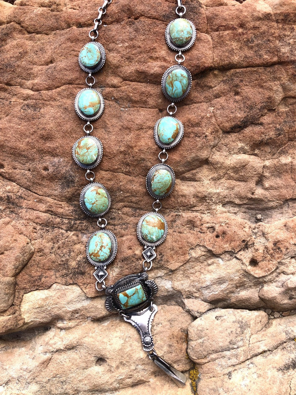 Chaco Canyon Ceremonial Elongated Necklace