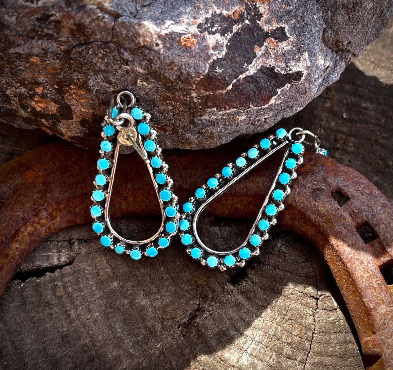 Rare Zuni Pear Hoop ~Mini~