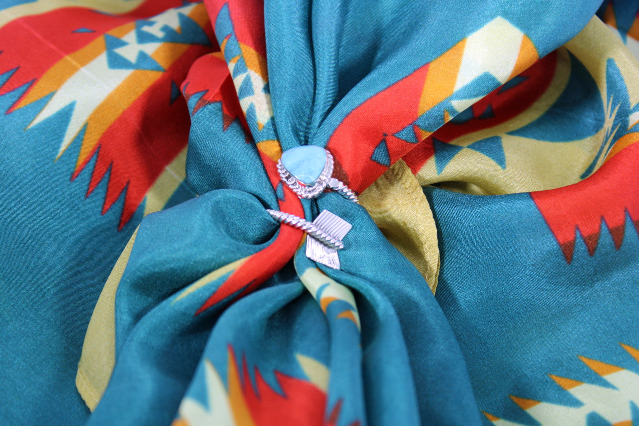 Silk Navajo Design Scarf