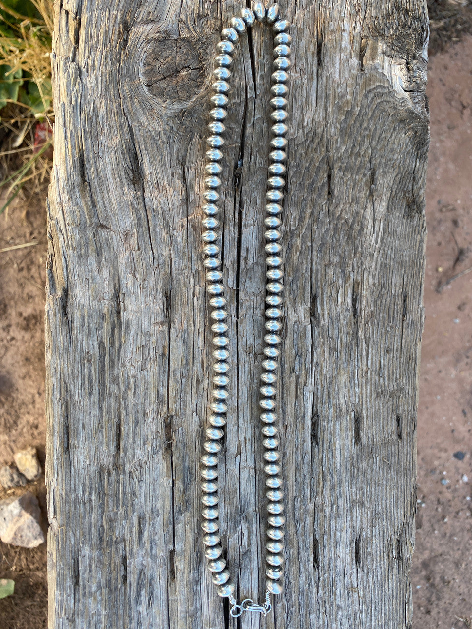 Navajo Pearl 24" Bead Necklace