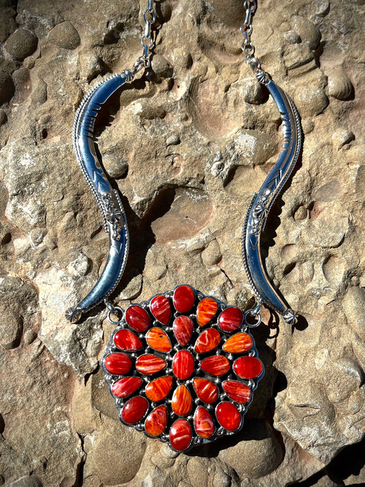 Chaco Canyon Spiny Cluster Necklace