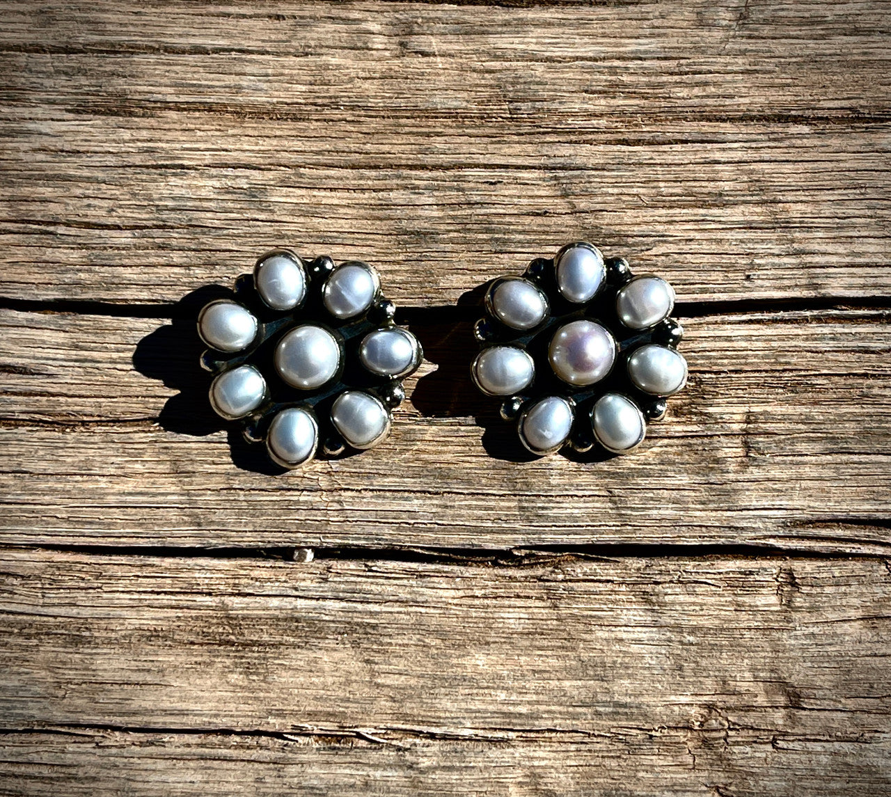 Perry Marten Pearl Cluster Earrings
