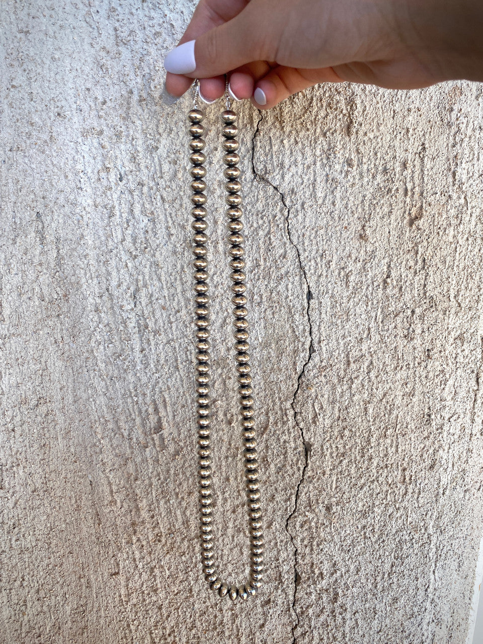 Navajo Pearl 24" Bead Necklace