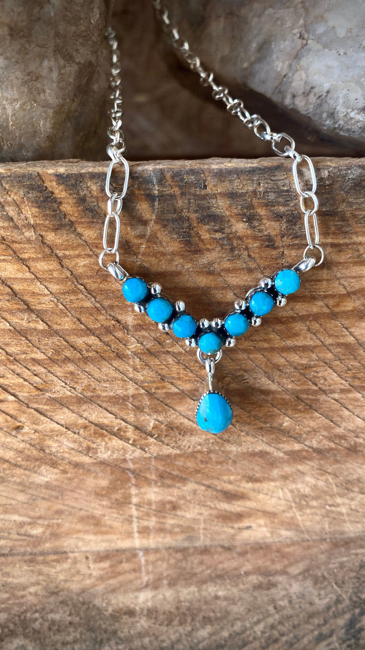 Drippin' in Turquoise Necklace