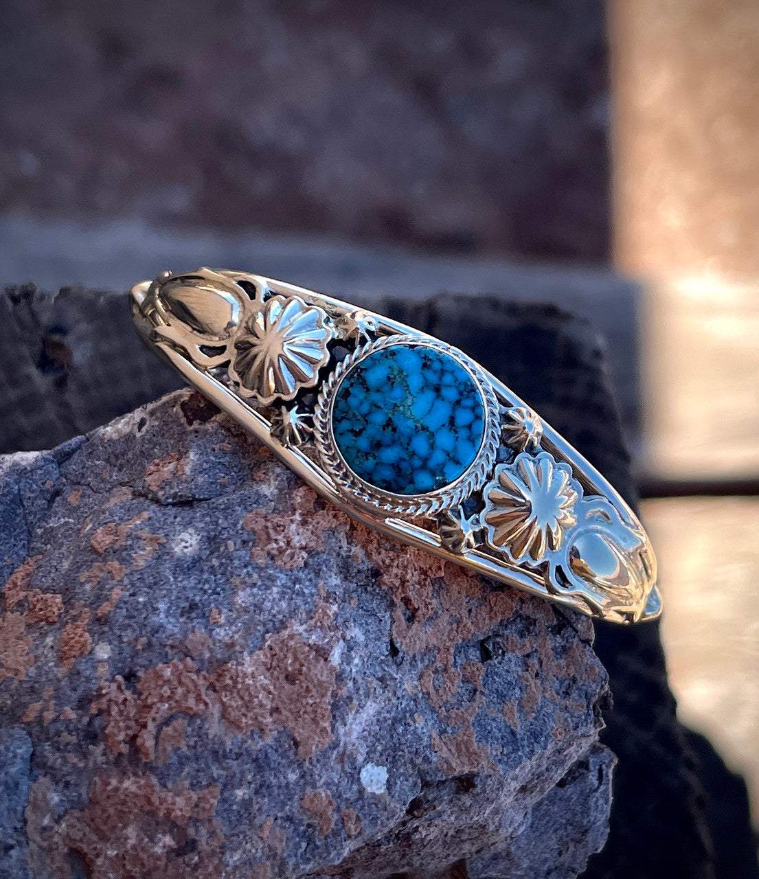 Royal Web of Ithica Peak Stamp Cuff