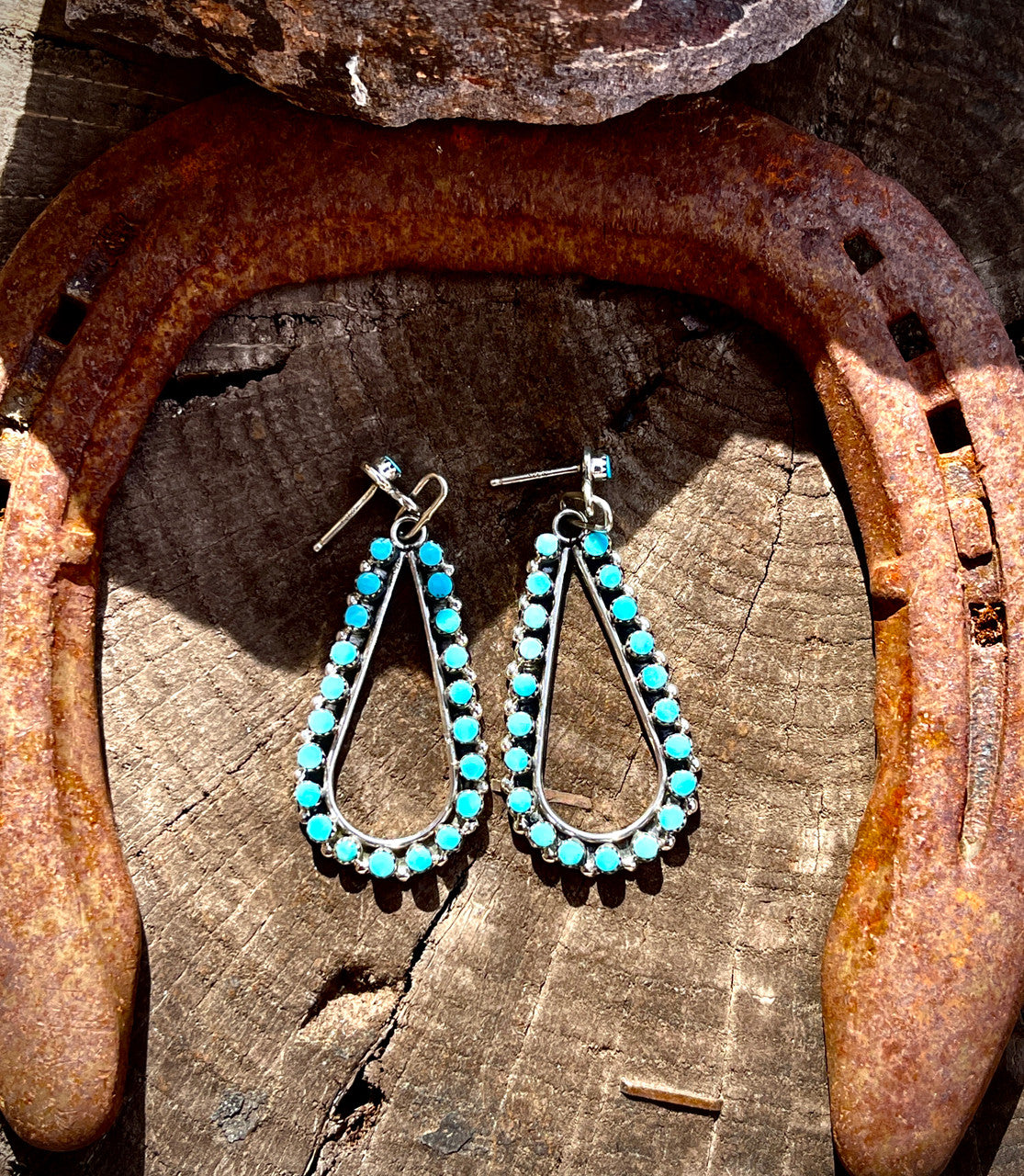 Rare Zuni Pear Hoop ~Mini~