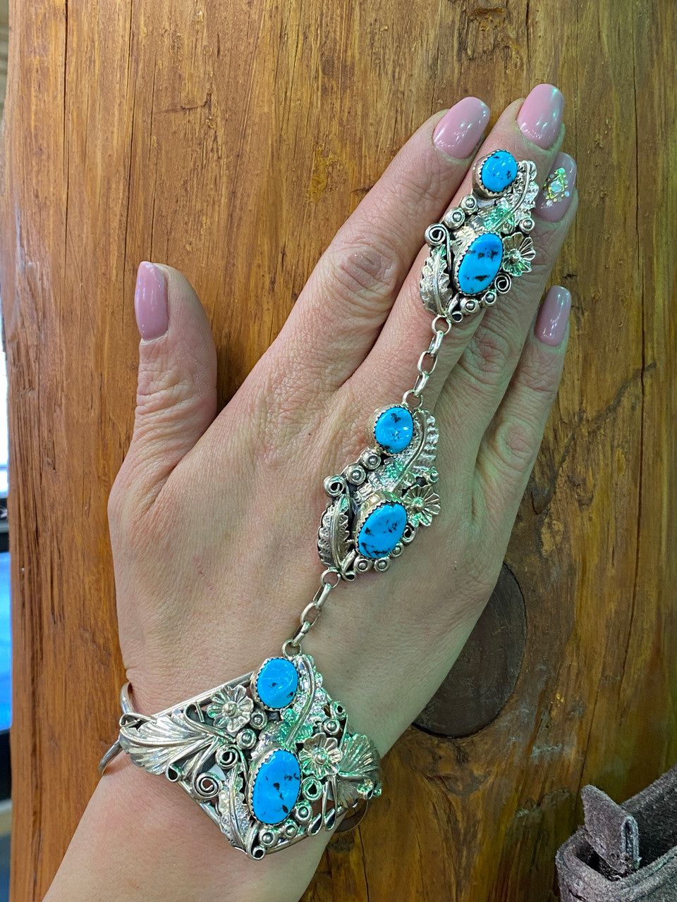 Sleeping Beauty Turquoise Princess Cuff Size 7