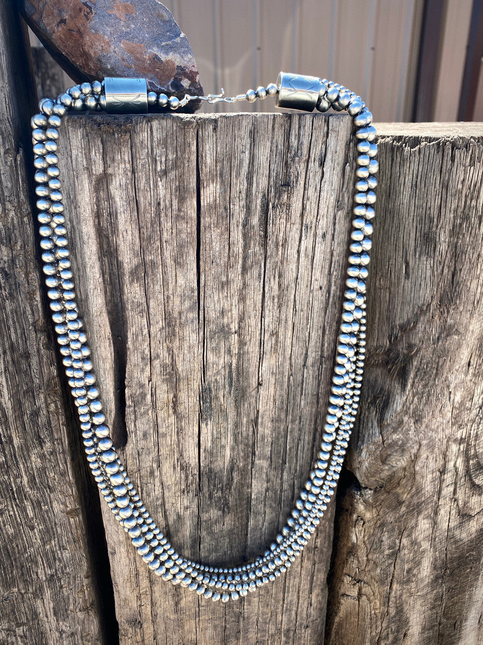 Navajo Pearl 32" Bead Necklace