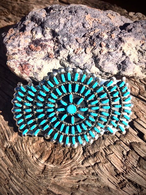 Zuni Cluster Hair Barrettes Artist Keith Leekiety