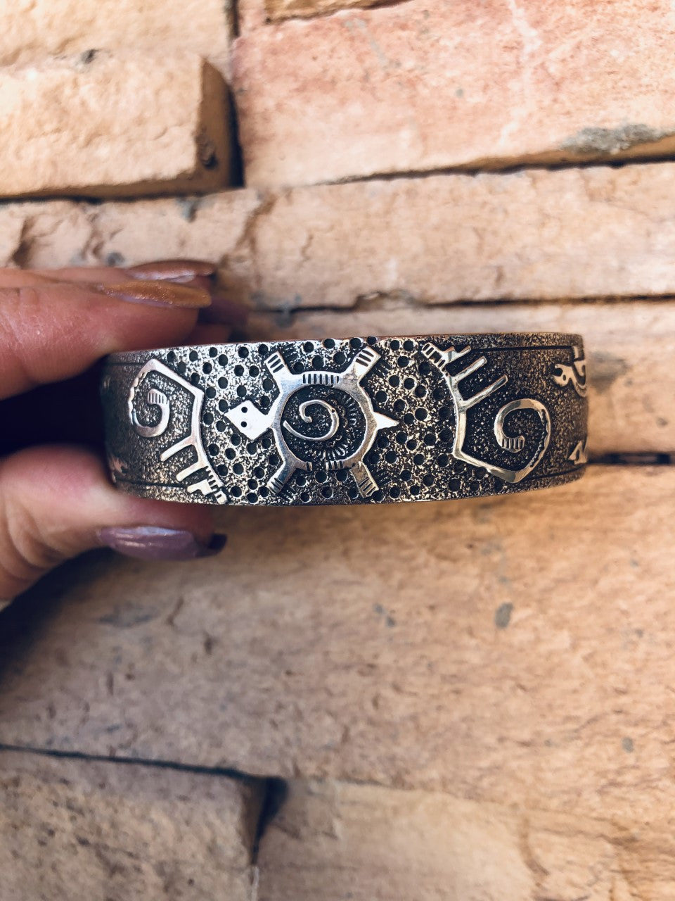 Hieroglyphic Sterling Unisex Cuff!!