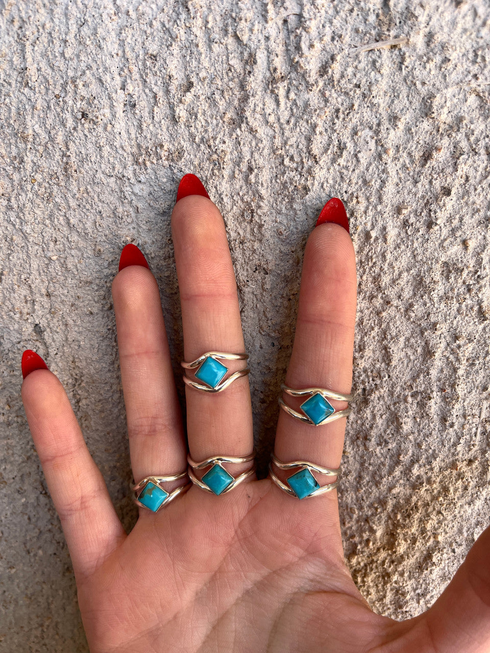 Wave Me in the Ocean Turquoise Ring