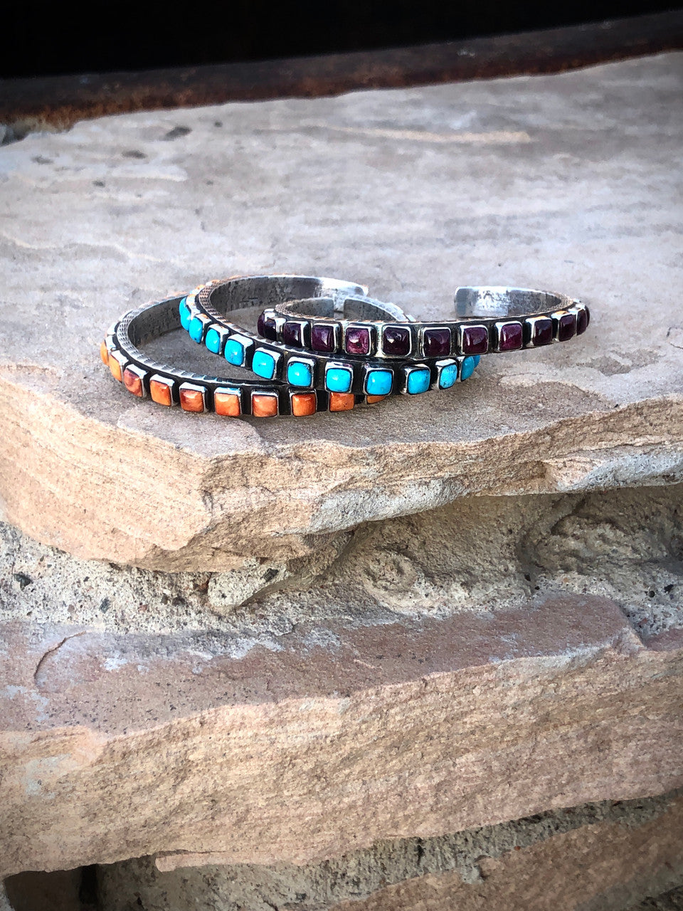 Chaco Canyon Red Purple Orange and Sleeping Beauty Turquoise 21