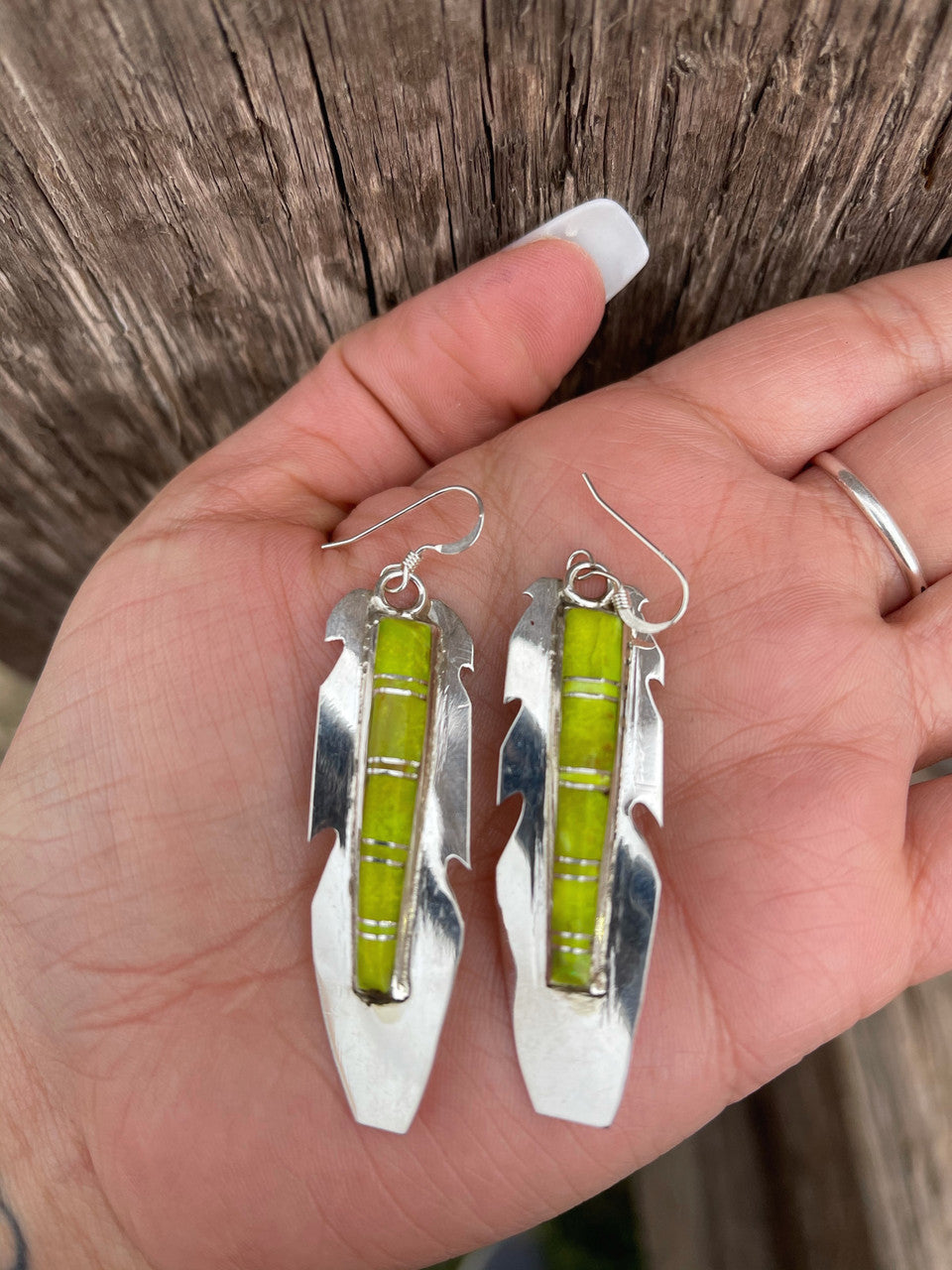 Twisted Feather Earrings