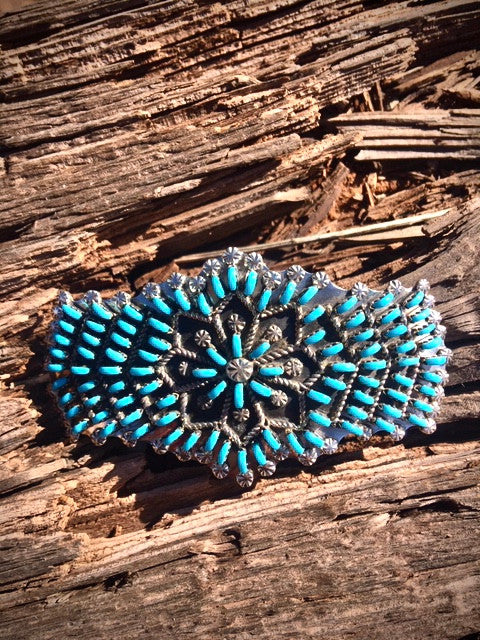 Zuni Cluster Hair Barrettes Artist Keith Leekiety