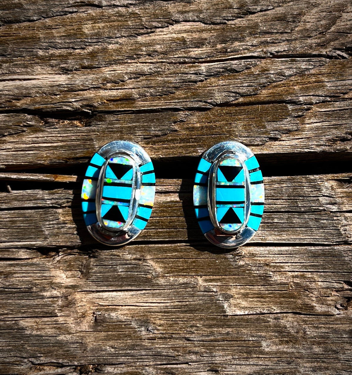 Zuni Contemporary Studs