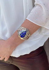 Strobe Lights Lapis and Opal Cuff From The Rodgers Collection