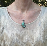 Curve Nevada Turquoise Necklace From The Rodgers Collection