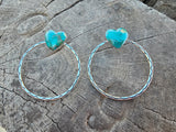Heart of Patagonia Hoop Earrings