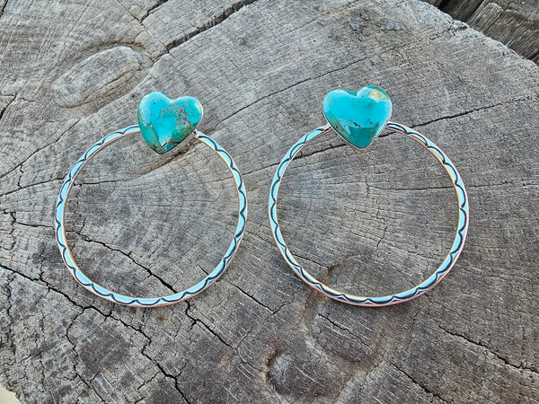 Heart of Patagonia Hoop Earrings