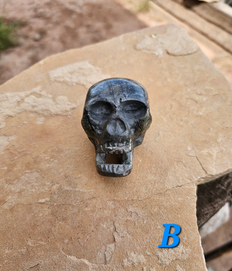 Hand Carved Stone Skull