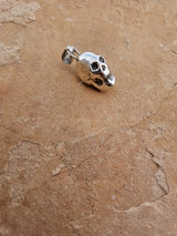 Sterling Silver Carved Skull