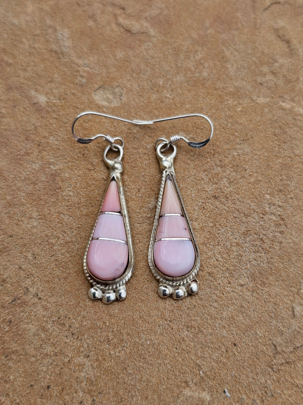 Whispers of Luck Pink Conch Earring