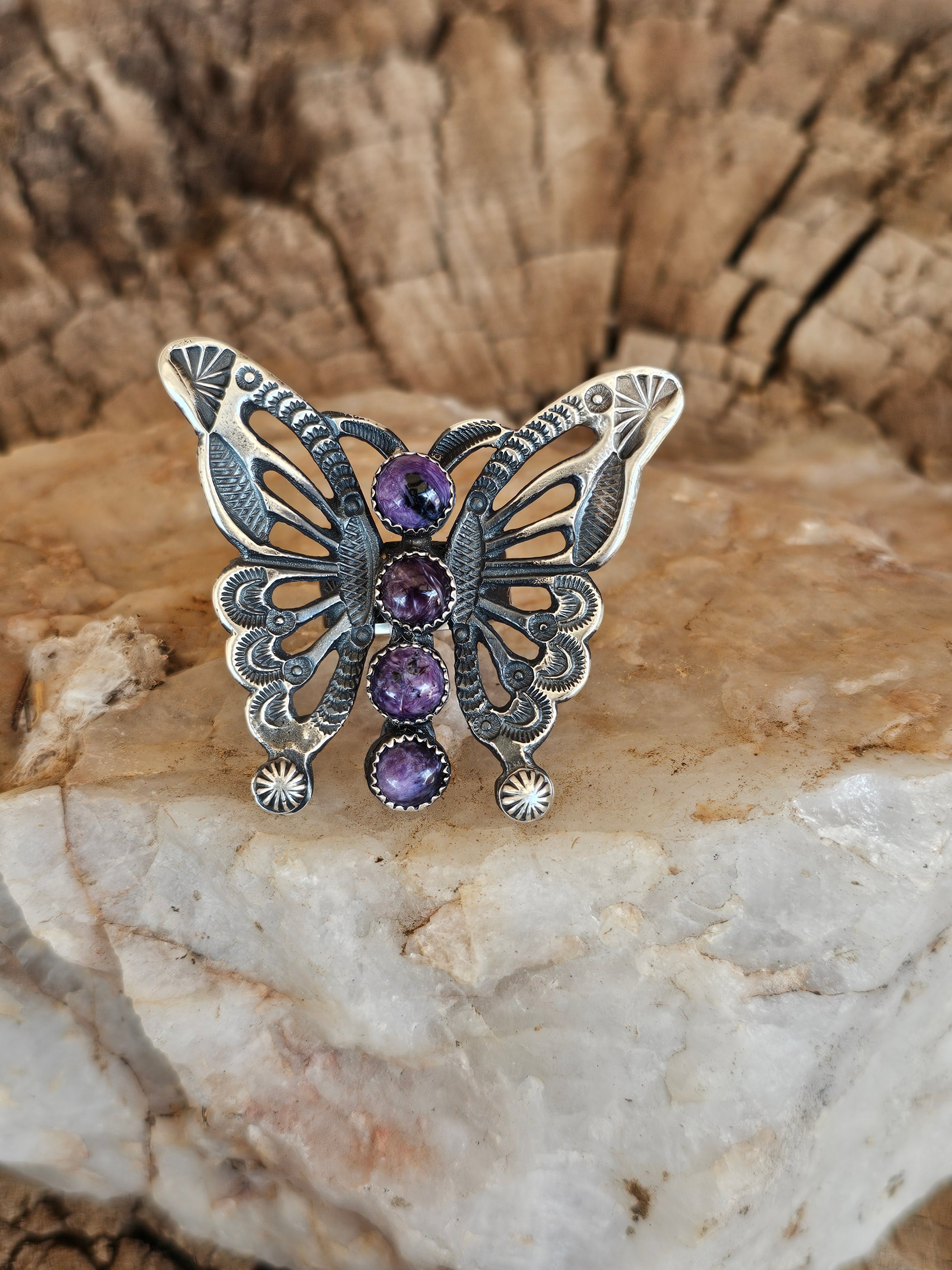 Flutter Me Up Gem Rings