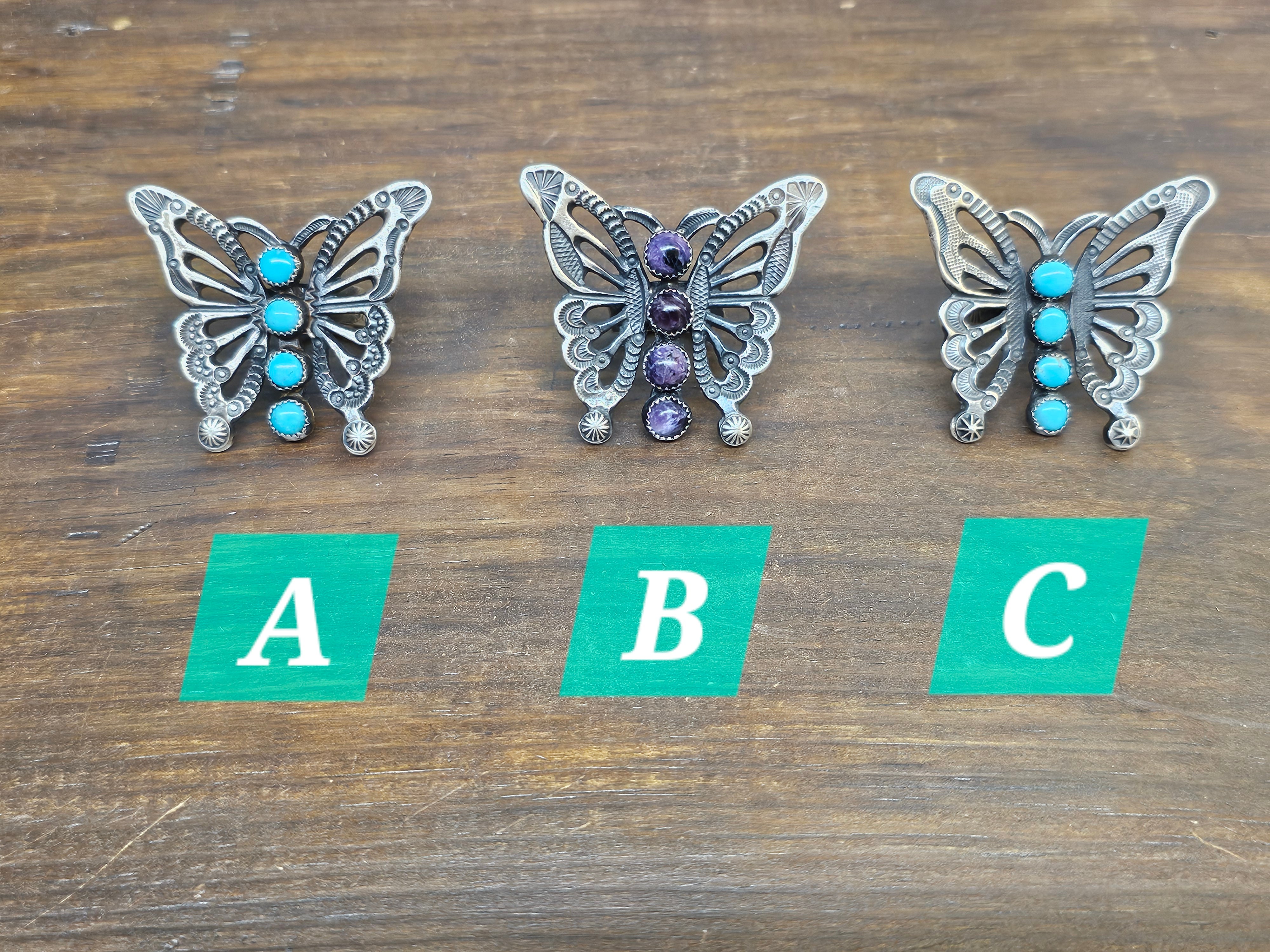Flutter Me Up Gem Rings