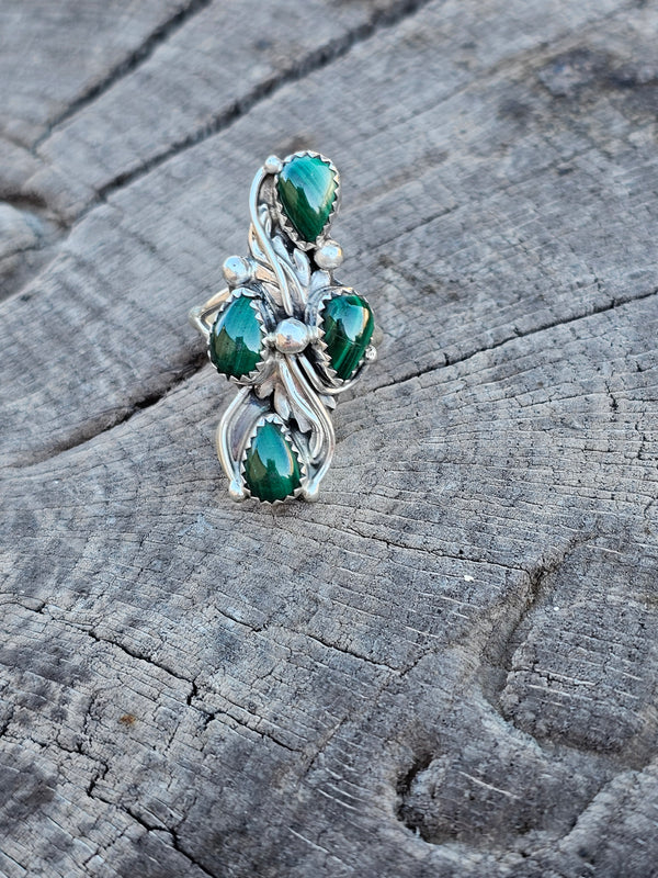 All About Paradise Malachite Ring