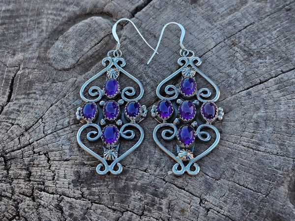 Swirl of Purple Haze Earrings