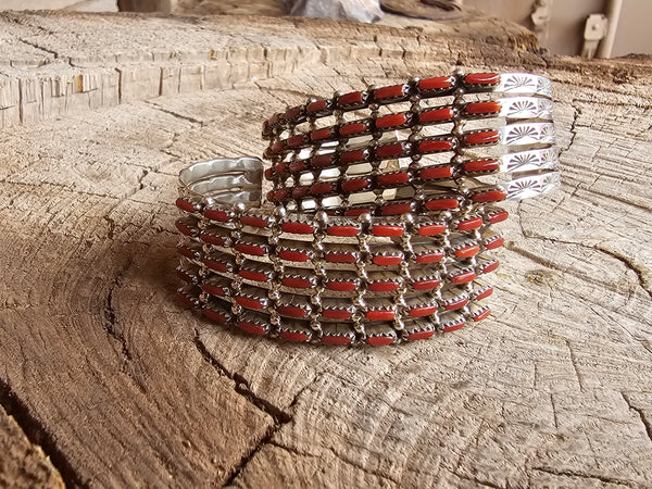 All Mighty Red Corral Cuff