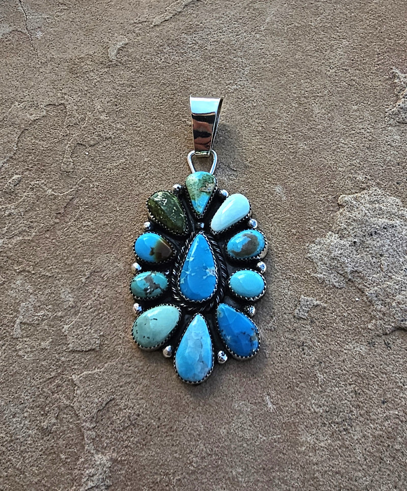 Round About Turquoise Pendant