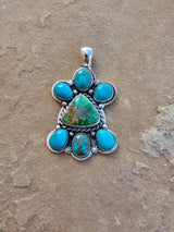 Round About Turquoise Pendant