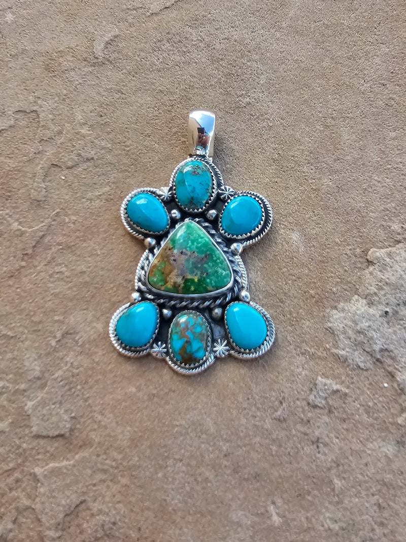 Round About Turquoise Pendant