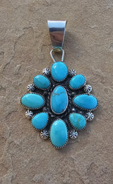 Round About Turquoise Pendant