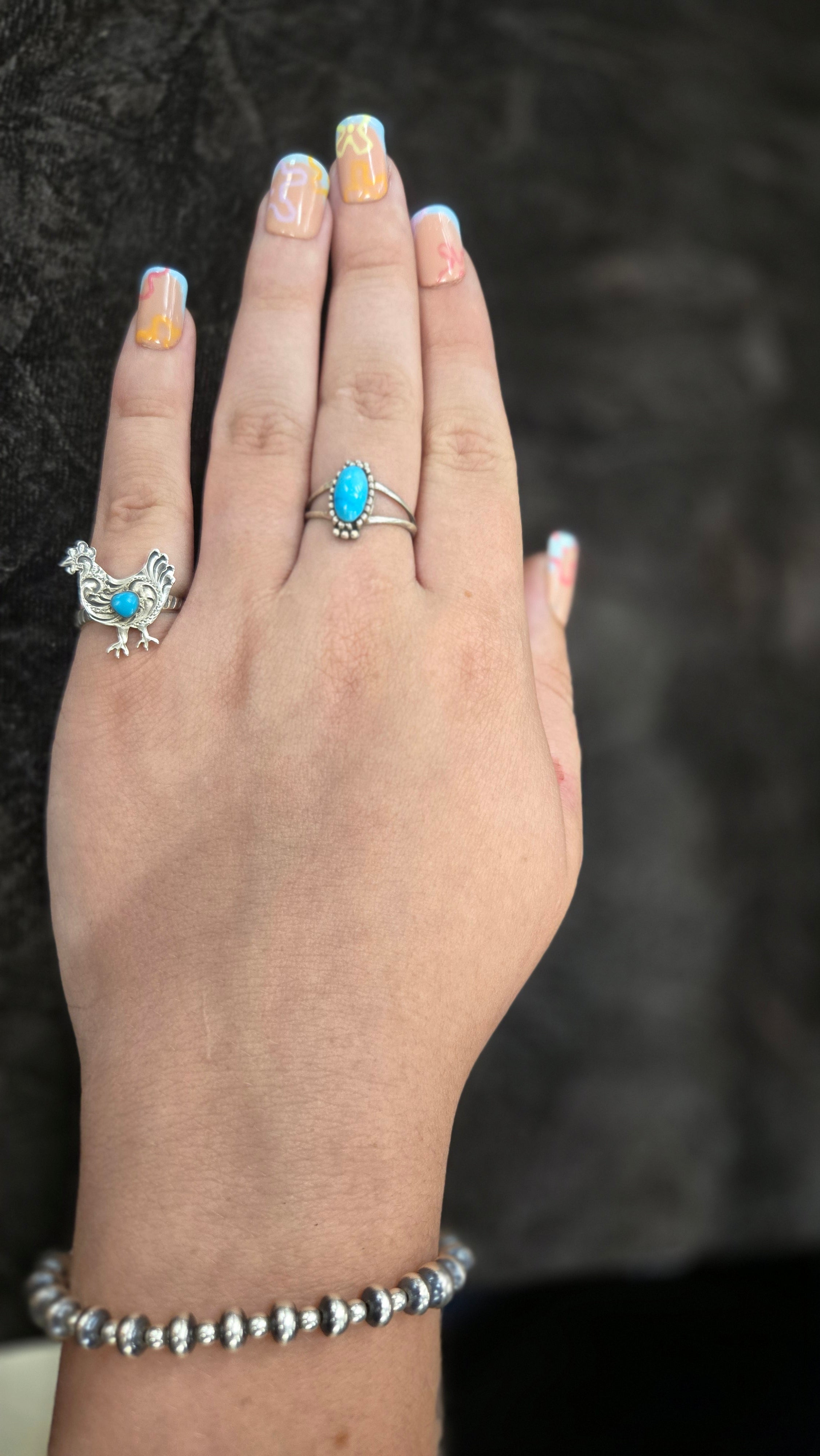 Etched Chicken ring